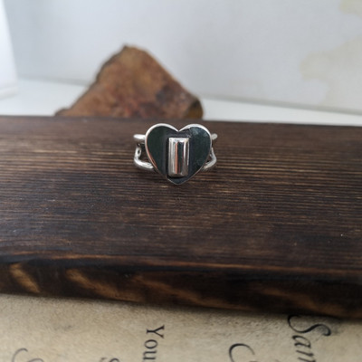 Vintage ezüst színű fém geometrikus szabálytalan virágok szerelmes nyitó gyűrűk női lányoknak buli utazás punk ékszerek HUANZHI 2021