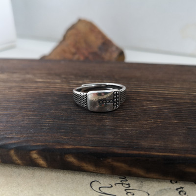 Vintage ezüst színű fém geometrikus szabálytalan virágok szerelmes nyitó gyűrűk női lányoknak buli utazás punk ékszerek HUANZHI 2021