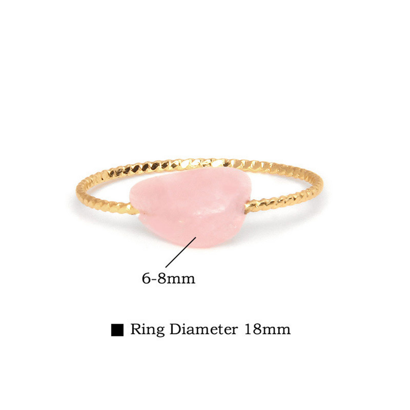 1 db új egyszerű természetes kőből készült gyűrűk arany színű, nagyvonalú, szabálytalan kristálygyűrűs női ujjgyűrűk, esküvői ékszerek, esküvői ékszerek