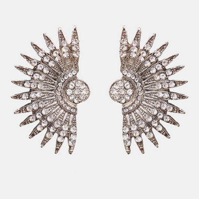 Ztech New Fashion Za de marcă de lux cu strasuri picătură de apă cristal geometric lung ciucuri Boho cercei vintage pentru femei fete