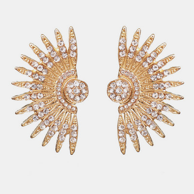 Ztech New Fashion Za de marcă de lux cu strasuri picătură de apă cristal geometric lung ciucuri Boho cercei vintage pentru femei fete