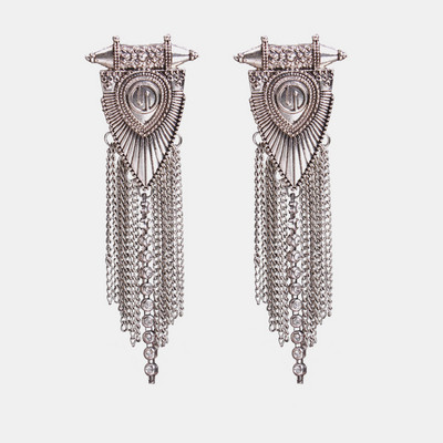 Ztech New Fashion Za de marcă de lux cu strasuri picătură de apă cristal geometric lung ciucuri Boho cercei vintage pentru femei fete