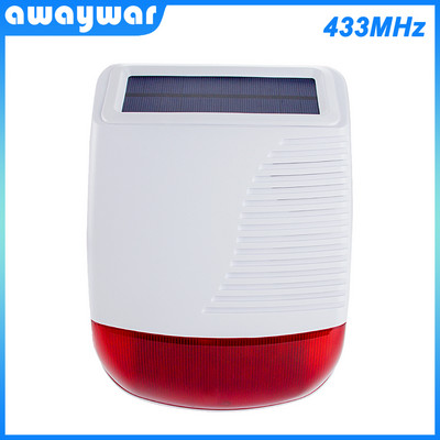 Awaywar WIFI GSM домашна сигурност Охранителна интелигентна алармена система Комплект 4,3-инчов сензорен екран Tuya APP Дистанционно управление RFID Arm Disarm