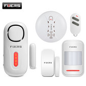Fuers 120db bežični sigurnosni protuprovalni senzor za vrata/prozore alarm PIR magnetski pametni kućni garažni sustav s daljinskim upravljanjem