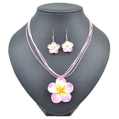 Tophanqi Colier Floarea Soarelui Set Cercei Bijuterii Cadou pentru Fete Copii Kolczyki Aniversare Colier Seturi Colar