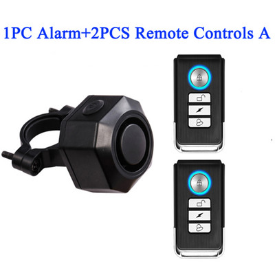 Awapow bezvadu velosipēda vibrācijas signalizācija USB uzlādes motocikla velosipēda signalizācijas tālvadības pults pretaizdzīšanas velosipēda detektora signalizācijas sistēma