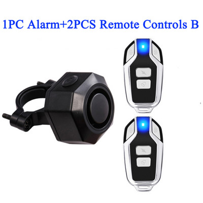 Awapow bezvadu velosipēda vibrācijas signalizācija USB uzlādes motocikla velosipēda signalizācijas tālvadības pults pretaizdzīšanas velosipēda detektora signalizācijas sistēma