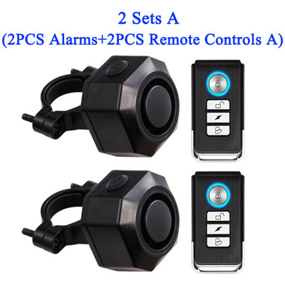 Awapow bezvadu velosipēda vibrācijas signalizācija USB uzlādes motocikla velosipēda signalizācijas tālvadības pults pretaizdzīšanas velosipēda detektora signalizācijas sistēma