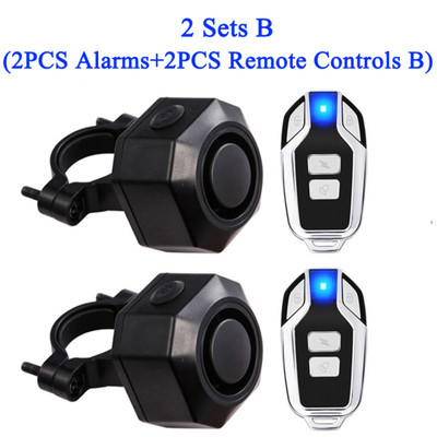 Awapow bezvadu velosipēda vibrācijas signalizācija USB uzlādes motocikla velosipēda signalizācijas tālvadības pults pretaizdzīšanas velosipēda detektora signalizācijas sistēma