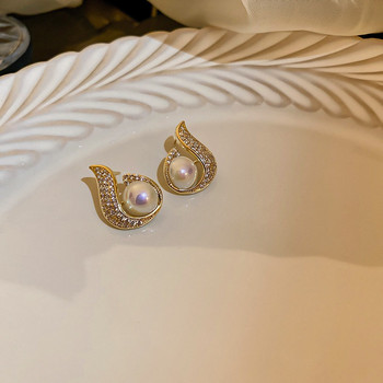 Нови сватбени обеци за жени Луксозни водни капки кубичен цирконий Моден дизайн Булчински брачни бижута на едро