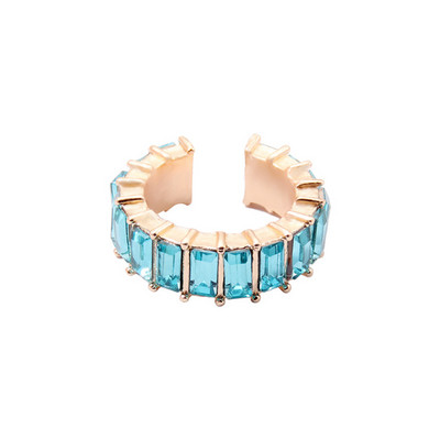 Σετ μανσέτες αυτιού Itenice Crystal Crystal για γυναίκες Boho Trendy στοιβαζόμενες μανσέτες Statement Σκουλαρίκια με κλιπ στρας Ακουστικά κοσμήματα