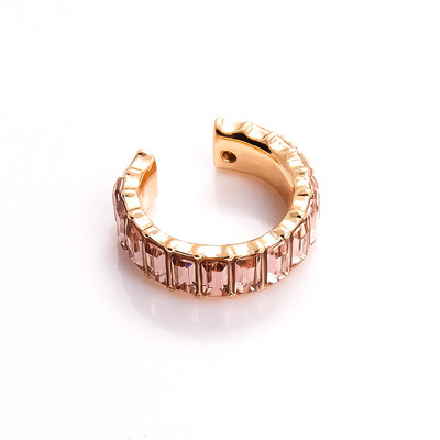 Σετ μανσέτες αυτιού Itenice Crystal Crystal για γυναίκες Boho Trendy στοιβαζόμενες μανσέτες Statement Σκουλαρίκια με κλιπ στρας Ακουστικά κοσμήματα