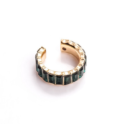 Σετ μανσέτες αυτιού Itenice Crystal Crystal για γυναίκες Boho Trendy στοιβαζόμενες μανσέτες Statement Σκουλαρίκια με κλιπ στρας Ακουστικά κοσμήματα