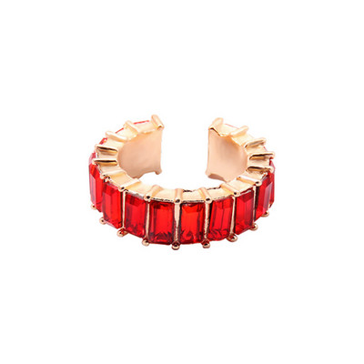 Σετ μανσέτες αυτιού Itenice Crystal Crystal για γυναίκες Boho Trendy στοιβαζόμενες μανσέτες Statement Σκουλαρίκια με κλιπ στρας Ακουστικά κοσμήματα