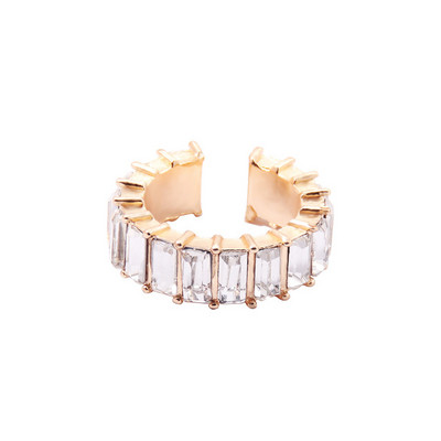 Σετ μανσέτες αυτιού Itenice Crystal Crystal για γυναίκες Boho Trendy στοιβαζόμενες μανσέτες Statement Σκουλαρίκια με κλιπ στρας Ακουστικά κοσμήματα