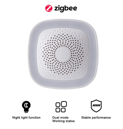 2022. gada jaunais Heiman Zigbee Gateway Hub Zigbee dūmu un zibspuldzes zibspuldzes sirēnas trauksmes tālvadības pults DIY trauksmes sistēma ar lietotņu vadību
