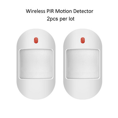 Bezvadu durvju logu signalizācijas infrasarkanais PIR kustības sensors, ugunsgrēka dūmu fotoelektriskais gāzes noplūdes detektora tastatūra 433 mhz no Konlen sērijas