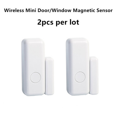 Bezvadu durvju logu signalizācijas infrasarkanais PIR kustības sensors, ugunsgrēka dūmu fotoelektriskais gāzes noplūdes detektora tastatūra 433 mhz no Konlen sērijas