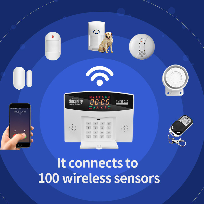 Tuya WiFi kućni protuprovalni sustav Pametni GSM sigurnosni alarm 8 jezika Otvorena vrata Detektor pokreta APP Zvono na vratima Ugrađena sirena