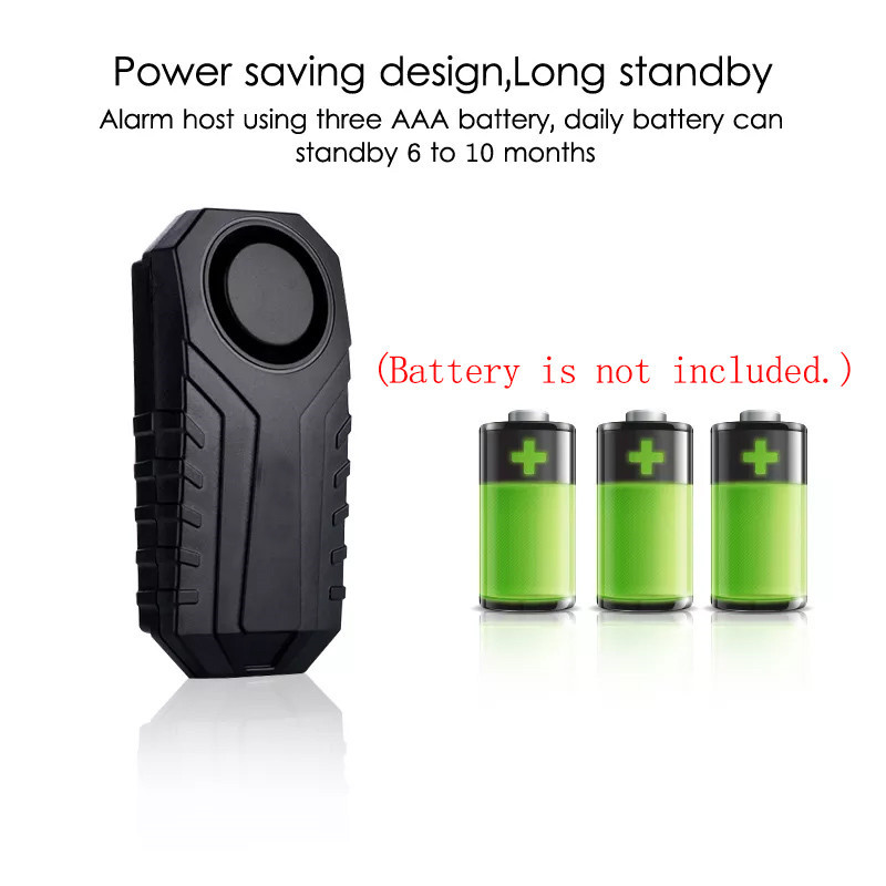 Bezdrôtové diaľkové ovládanie Bicykel Motocykel Elektrické auto Vozidlo Zabezpečenie Proti strate Pripomienka Vibrácie Vodotesný Varovanie Alarm Senzor