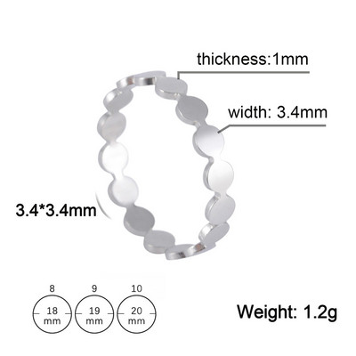 Skyrim divatos, geometrikus, kerek, minimalista gyűrűk női lányoknak, arany színű rozsdamentes acél gyűrű esküvői parti ékszer nagykereskedés