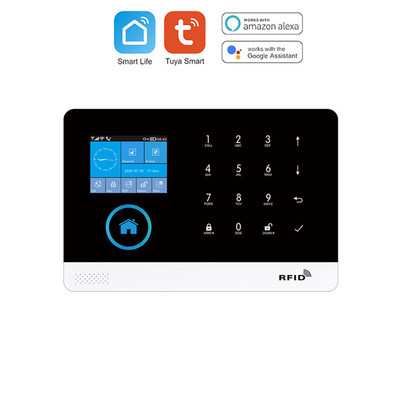 ACJ PG103 WiFi signalizācijas sistēma mājas ielaušanās drošībai Tuya Smart House App Control 433MHz GSM bezvadu ar kustības sensora kameru
