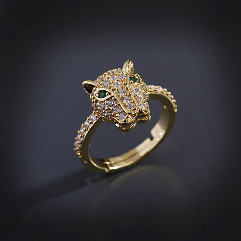 Inel clasic pentru femei Inel reglabil de lux Corful Zircon Cristal Curcubeu Flori Inel Bijuterii de nunta Dropshipping