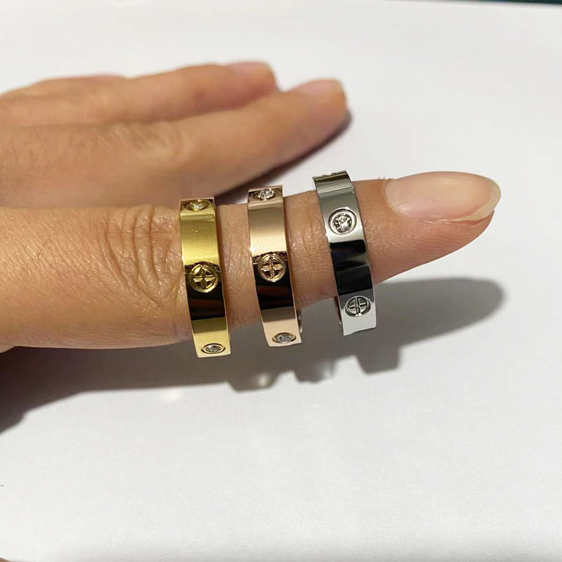 2022-es kereszt rozsdamentes acél cirkon gyűrű kővel női lányoknak férfiaknak pár gyűrű karikagyűrű dropshipping