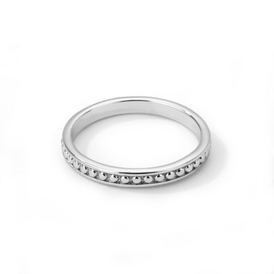 Szívgyűrűk női rozsdamentes acél ezüst színű szív esküvői pár gyűrűk Esztétikus ékszerek évfordulós Bague Femme