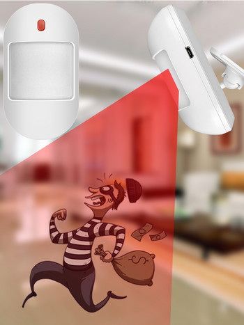 Tuya WiFi GSM алармена система против кражба аларма интелигентен дом аларма за кражба персонален сензорен екран детектор за движение дим сензор за врата
