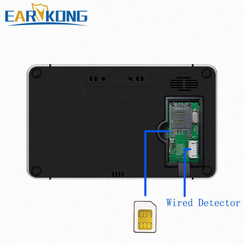 Tuya WiFi GSM häiresüsteem Vargusvastane Alarm Tark kodu sissemurdmisalarm Isiklik puutetundlik ekraan liikumisandur suitsuukse andur