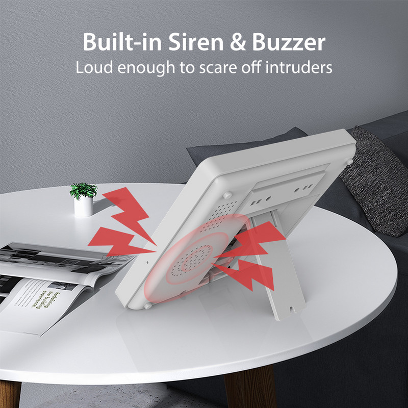 Staniot GSM WiFi Tuya Inteligentný bezdrôtový domáci bezpečnostný alarm Vstavaná siréna Dverové okenné senzory Súprava Podpora OTA Online Upgrade