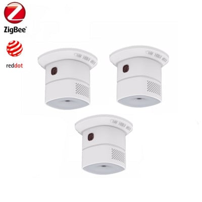 Използване в кухнята Heiman Zigbee3.0 Сензор за въглероден оксид Газ детектор за CO Съвместим със Sonoff USB стикер Deconz и домашен асистент