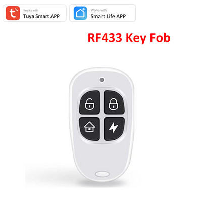 Tuya Smart WiFi RF sirēna Alexa Google drošības signalizācijas sistēmas PIR durvju sensors tastatūra durvju zvans ūdens detektors SOS 3MP IP kamera