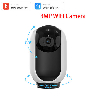 Tuya Smart WiFi RF sirēna Alexa Google drošības signalizācijas sistēmas PIR durvju sensors tastatūra durvju zvans ūdens detektors SOS 3MP IP kamera