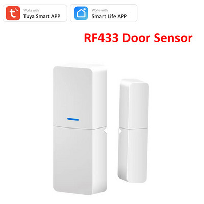 Tuya Smart WiFi RF sirēna Alexa Google drošības signalizācijas sistēmas PIR durvju sensors tastatūra durvju zvans ūdens detektors SOS 3MP IP kamera