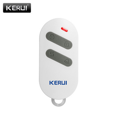 KERU WiFi GSM mājas drošības signalizācijas sistēma Smart Tuya App Control 1,7 collu krāsains ekrāns Saules bezvadu sirēnas infrasarkanā detektora komplekts