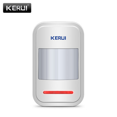KERU WiFi GSM mājas drošības signalizācijas sistēma Smart Tuya App Control 1,7 collu krāsains ekrāns Saules bezvadu sirēnas infrasarkanā detektora komplekts