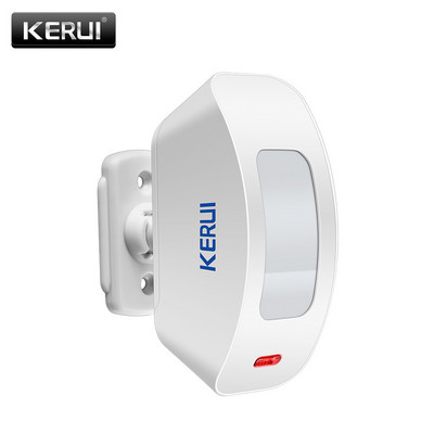 KERU WiFi GSM mājas drošības signalizācijas sistēma Smart Tuya App Control 1,7 collu krāsains ekrāns Saules bezvadu sirēnas infrasarkanā detektora komplekts