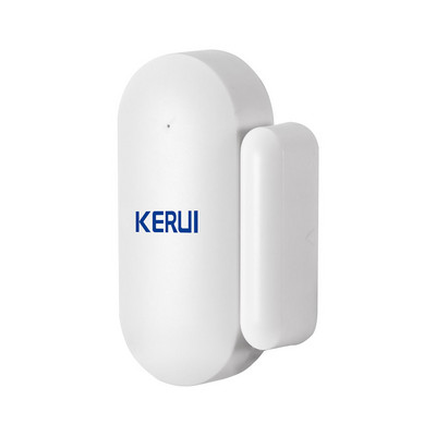 KERU WiFi GSM mājas drošības signalizācijas sistēma Smart Tuya App Control 1,7 collu krāsains ekrāns Saules bezvadu sirēnas infrasarkanā detektora komplekts