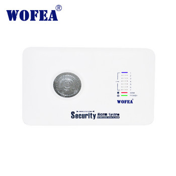 WOFEA 7 Безжична зона 3 Кабелна зона за домашна сигурност GSM алармена система с релеен изход Гласово напомняне