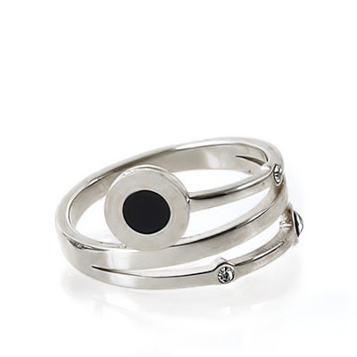 Trend rozsdamentes acél ékszer szett Vintage fekete, kerek, római számokkal függő nyaklánc fülbevaló nőknek, mindennapi viselethez buligyűrű