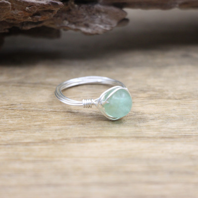 Ezüstös dróttal burkolt kőgyöngyök gyűrűk gyógyító kristály kvarc láva ametisztek kör ujjgyűrűk esküvői ékszerek, QC4094