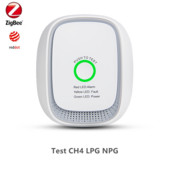 Heiman Zigbee3.0 gāzes noplūdes detektors CH4 gāzes detektors LPG gāzes sensors, kas darbojas ar SmartThing, Ziptao, Conbee Zigbee Gateway