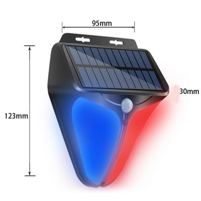 Kućni protuprovalni sigurnosni alarmni sustav Bežični vanjski solarni stroboskop, sirena, vodootporna bljeskalica, alarmna lampa
