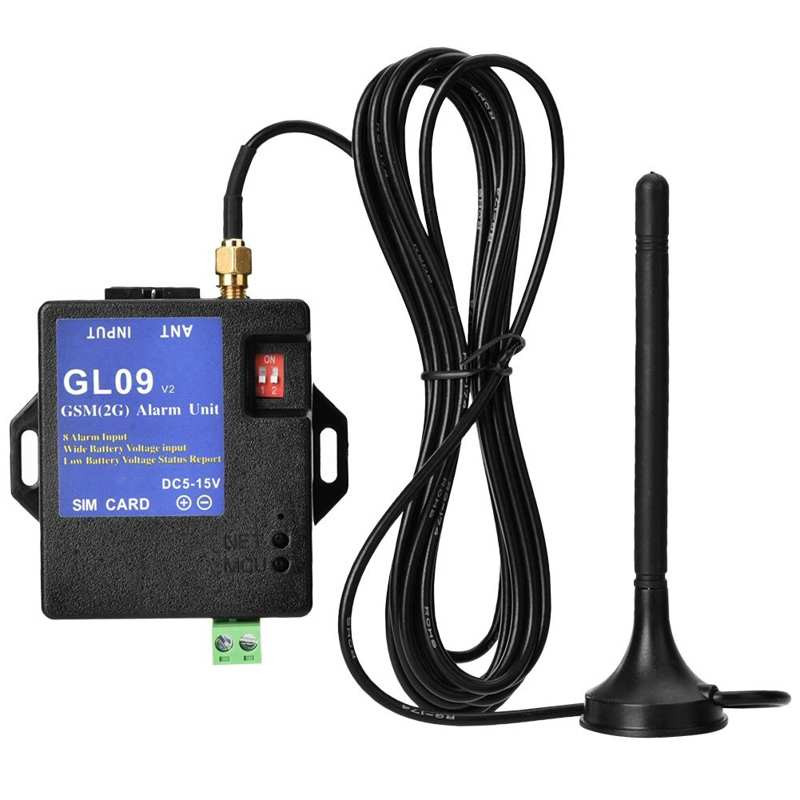 GL09 cu 8 canale de control al aplicației cu baterie Sisteme de alarmă GSM Alertă prin SMS Seturi de sistem de alarmă de securitate