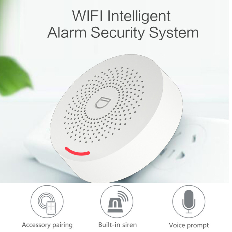 Tuya Smart Wifi alarmni sustav Kompleti RF433 bežični sigurnosni protuprovalni s detektorom pokreta Senzor za vrata Smart Life App Smart Home DIY