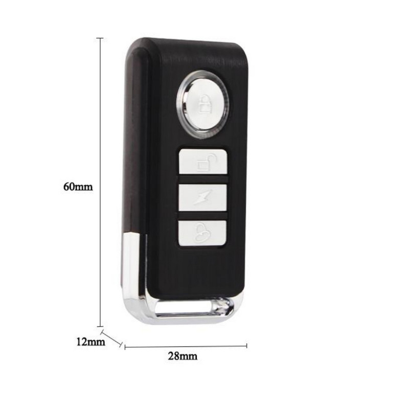 Diaľkové ovládanie bicykla Elecpow Bike Alarm 113dB Motocykel Elektrický bicykel Zabezpečenie Proti krádeži Pripomenutie Vibrácie Varovanie Alarm Senzor