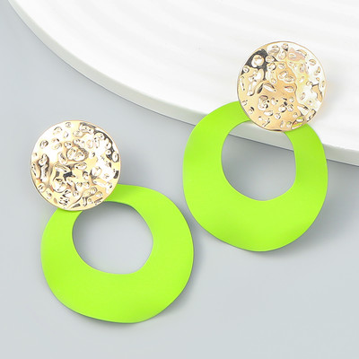 2022 Summer Fashion Fém Többrétegű Geometrikus Fülbevaló Pauli Manfi Női Kreatív Trend Dangle Fülbevaló Party Kiegészítők