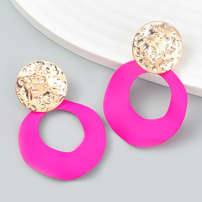 2022 Summer Fashion Fém Többrétegű Geometrikus Fülbevaló Pauli Manfi Női Kreatív Trend Dangle Fülbevaló Party Kiegészítők